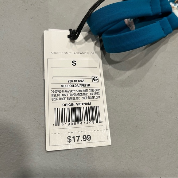 NEW Shade & Shore Blue Floral Bikini - Picture 7 of 8